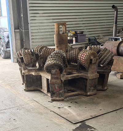 二手反井鉆機擴孔大鉆頭（刀盤）